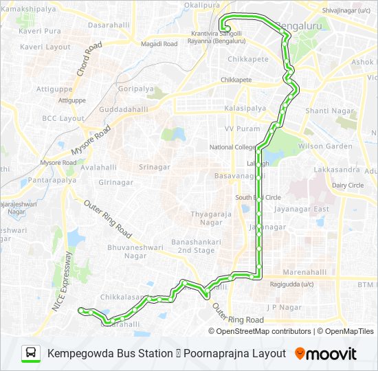 210-ND KBS-PPLO bus Line Map