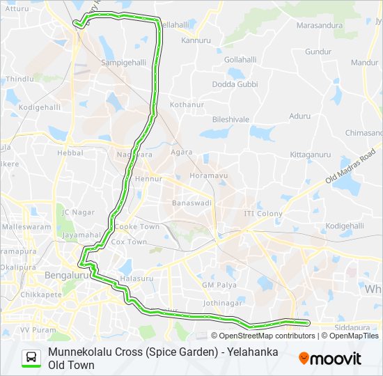 MBS-2 MKLC-YHKOT bus Line Map