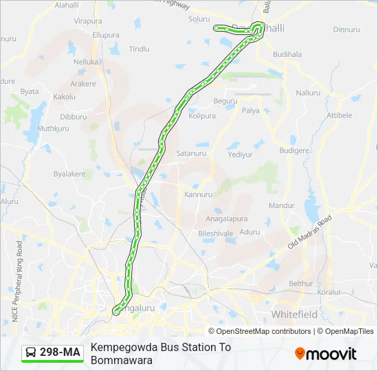 298-MA Bus Line Map
