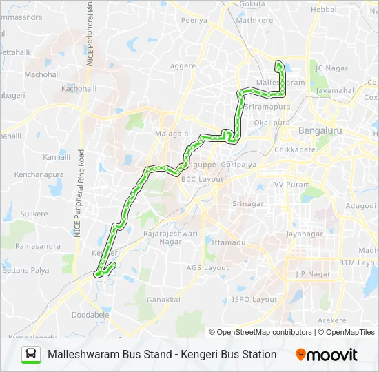 MF-401KM Bus Line Map