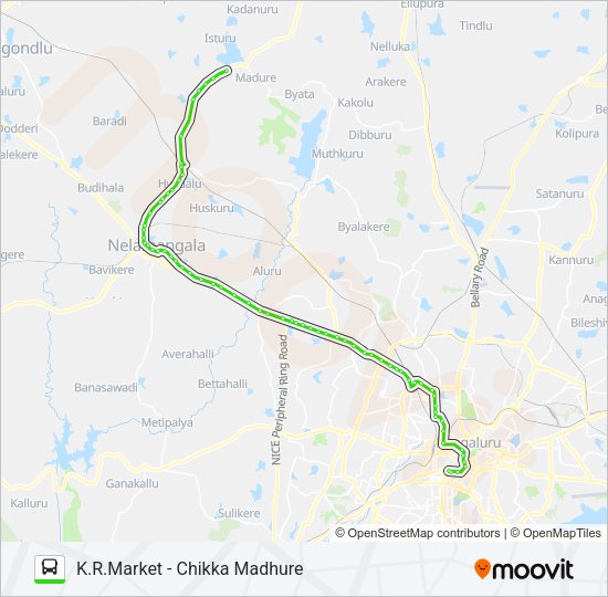 258 KMT-CMDR Bus Line Map
