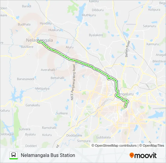258 SNBS-NMG Bus Line Map