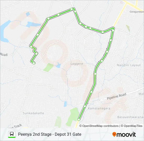 MF-401M PSS-D31G Bus Line Map