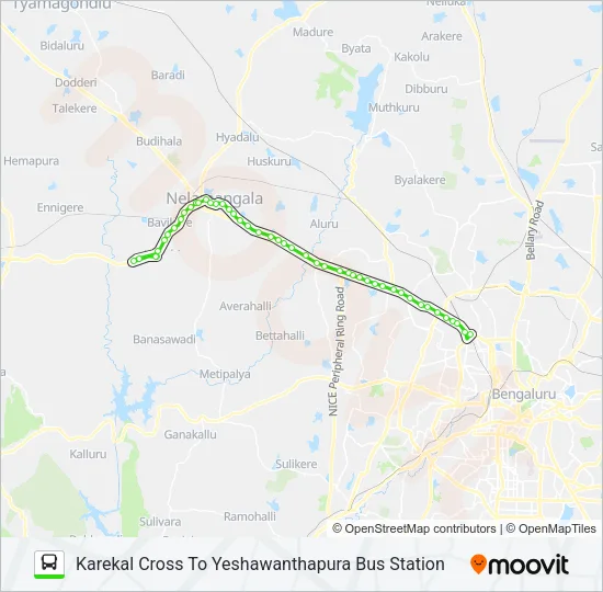 258 YTTMC-NMG-KRC Bus Line Map