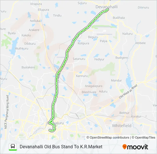 298-M KMT-DVH Bus Line Map