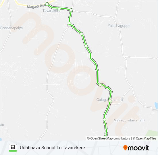 221-J TVK-UDBVS Bus Line Map