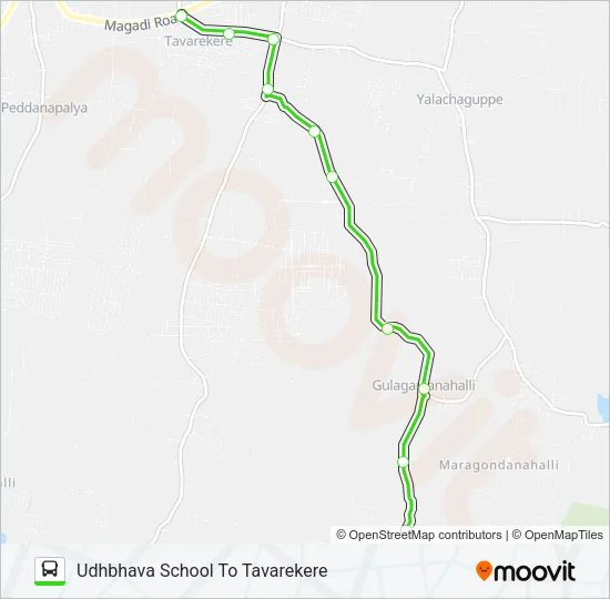221-J TVK-UDBVS Bus Line Map