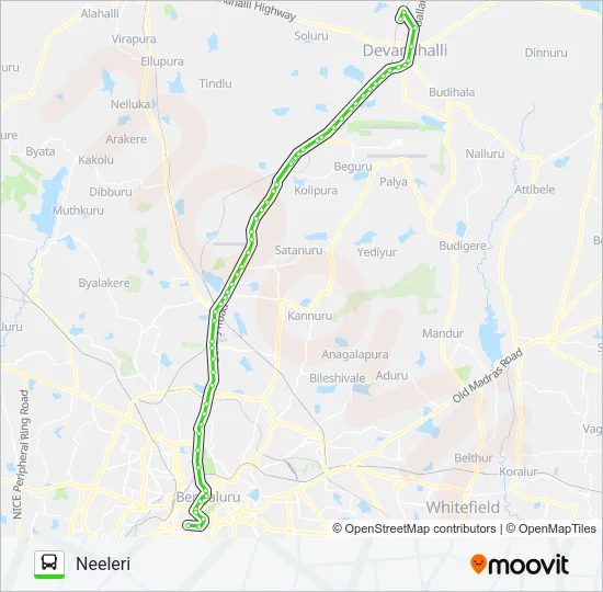 298-ME KMT-AGO-NLR Bus Line Map
