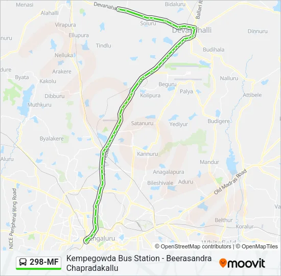 298-MF Bus Line Map