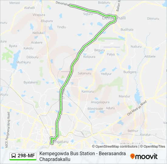 298-MF Bus Line Map
