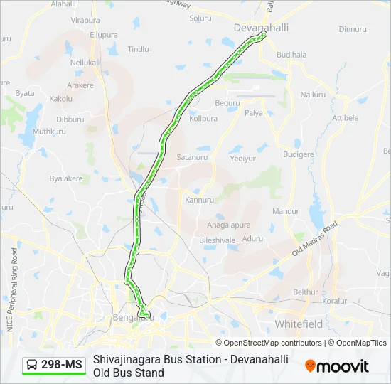298-MS Bus Line Map