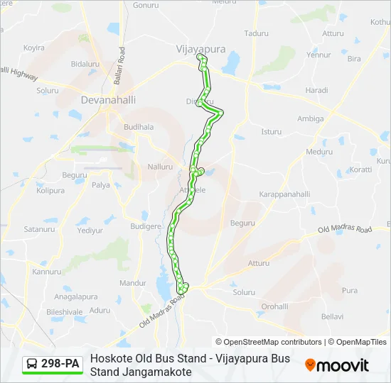 298-PA Bus Line Map