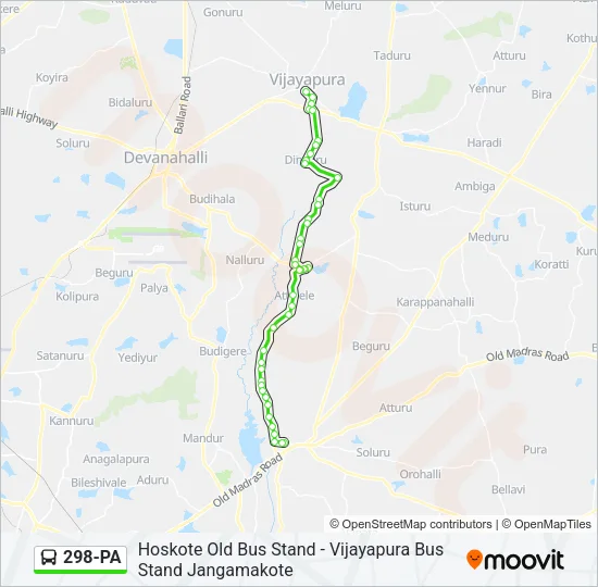 298-PA Bus Line Map