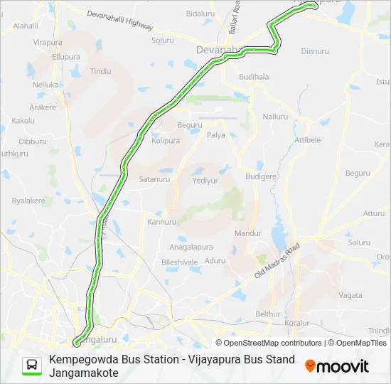 298-Y KBS-YLR-VJP Bus Line Map