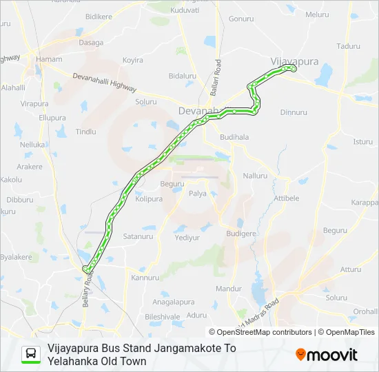 298-Y VJP-YLR-YHKOT Bus Line Map