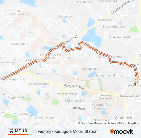 MF-10  Line Map