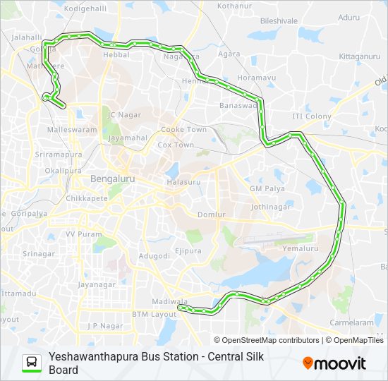 500-QD YBS-CSB Bus Line Map