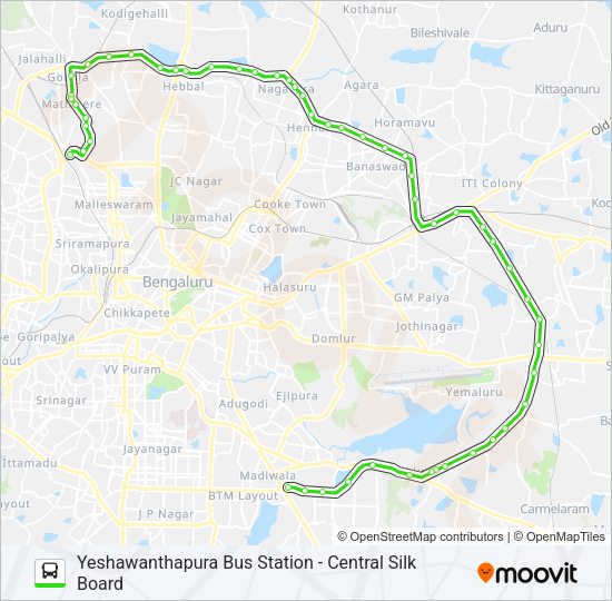 500-QD YBS-CSB Bus Line Map