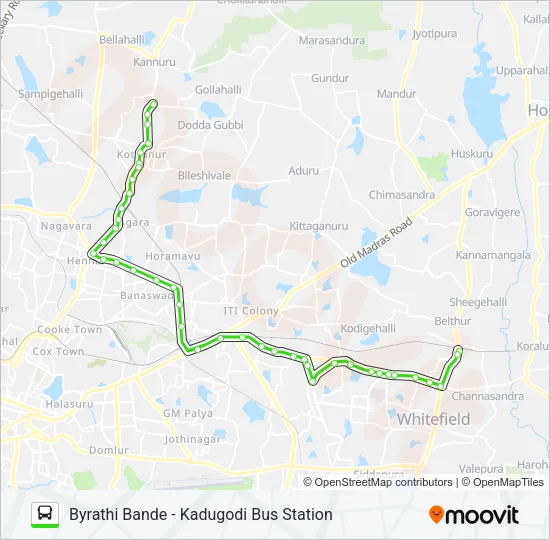 500-QK BBD-KDG Bus Line Map