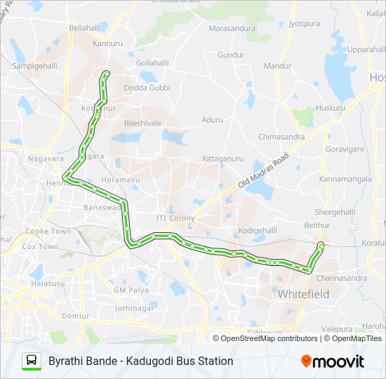 500-QK BBD-KDG Bus Line Map
