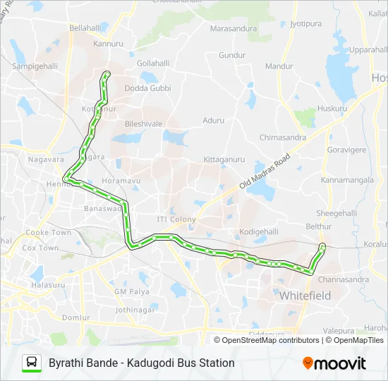 500-QK BBD-KDG Bus Line Map