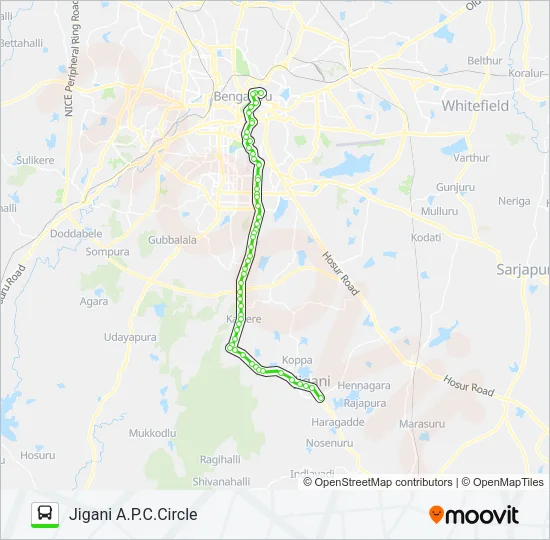 368 SBS-D27G Bus Line Map
