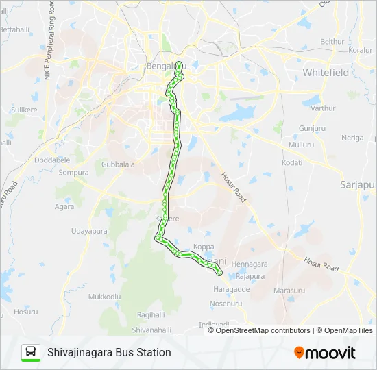 368 SBS-D27G Bus Line Map