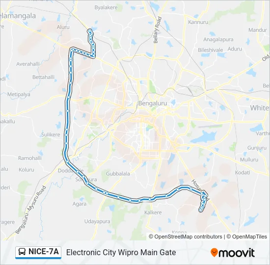 NICE-7A  Line Map