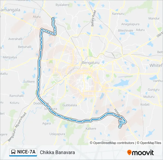 NICE-7A  Line Map