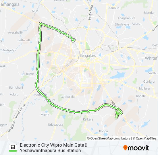 NICE-7A ELCW-YBS bus Line Map