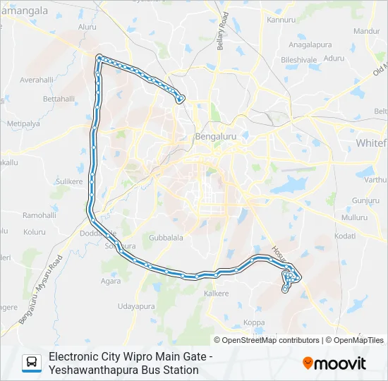 NICE-7A ELCW-YBS  Line Map