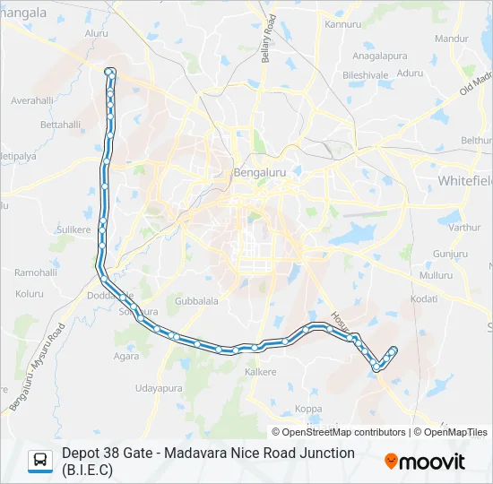 NICE-8C D38G-MDV  Line Map