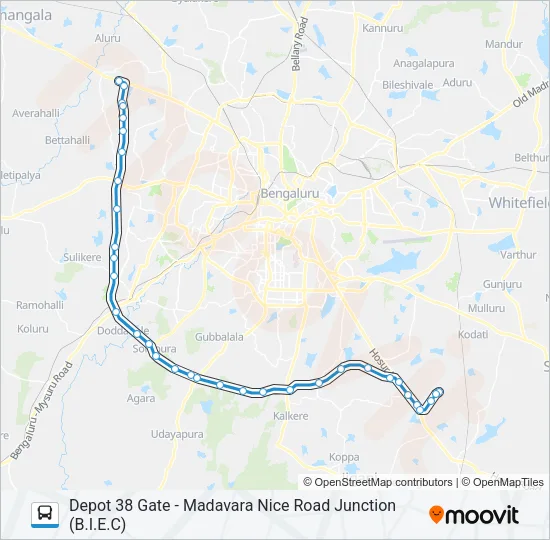 NICE-8C D38G-MDV  Line Map