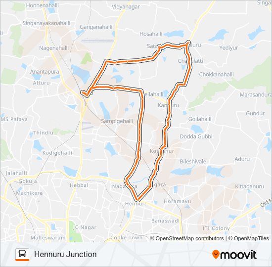 CHAKRA-10A Bus Line Map