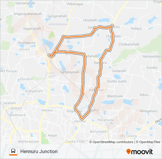 CHAKRA-10A Bus Line Map