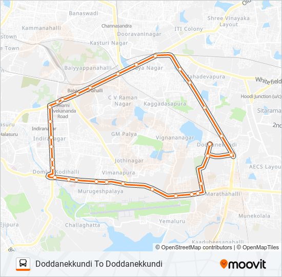 CHAKRA-16A bus Line Map