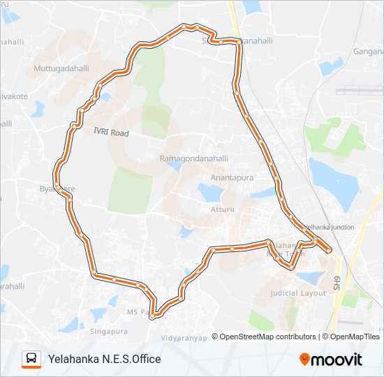 CHAKRA-17A Bus Line Map