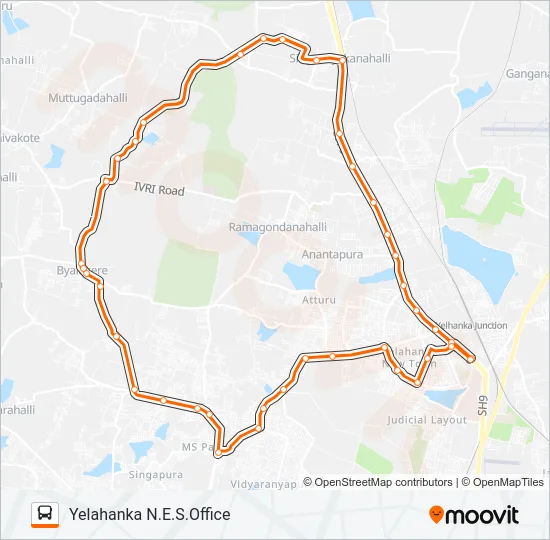 CHAKRA-17A Bus Line Map