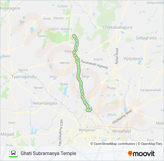 285-MJ GST-JKR Bus Line Map