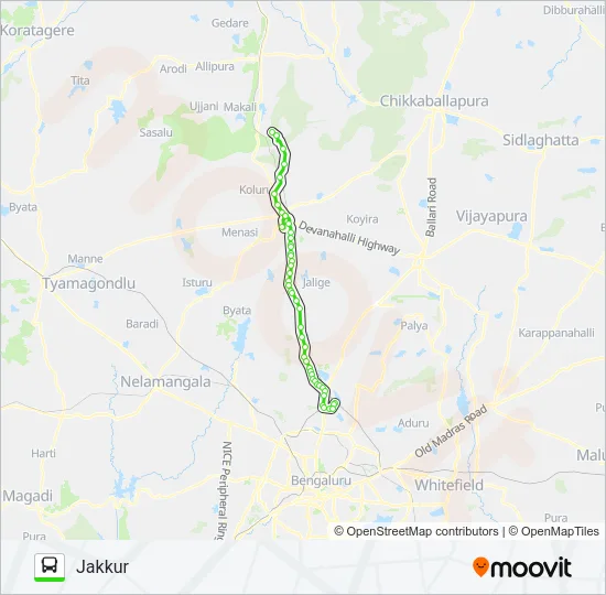 285-MJ GST-JKR Bus Line Map