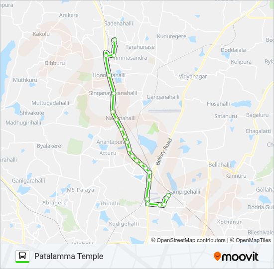 285-MJ D46G-JKR Bus Line Map