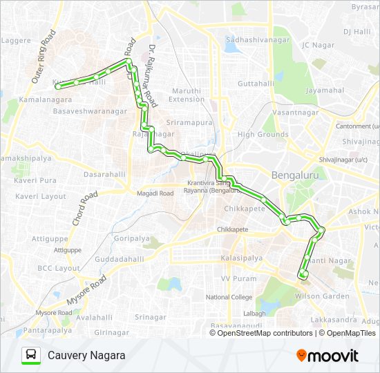 CALLBUS-6 Bus Line Map