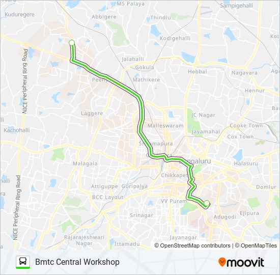 CALLBUS KWS-1 bus Line Map