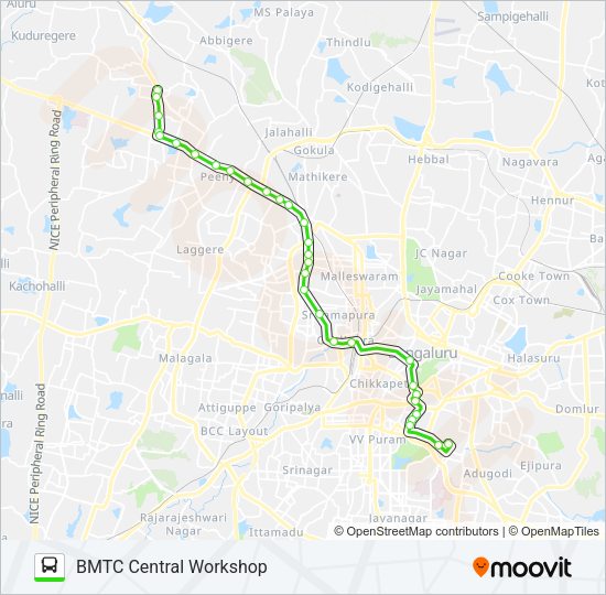 CALLBUS KWS-1 Bus Line Map