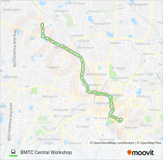 CALLBUS KWS-1 Bus Line Map
