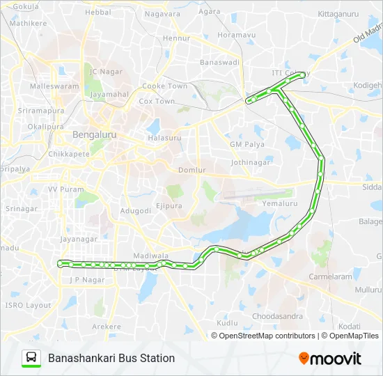 MF-500L BSK-KRPGH Bus Line Map