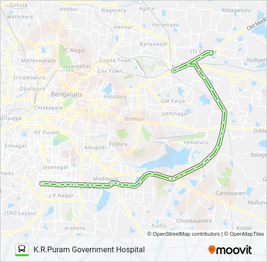 MF-500L BSK-KRPGH Bus Line Map