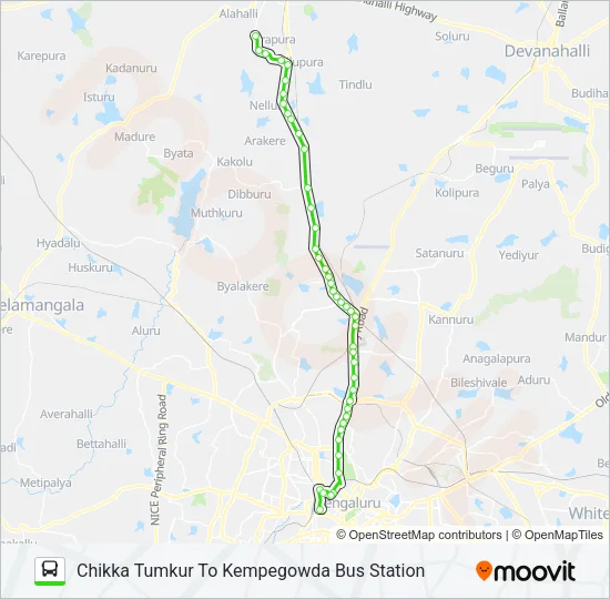 285-CC KBS-CKTR Bus Line Map