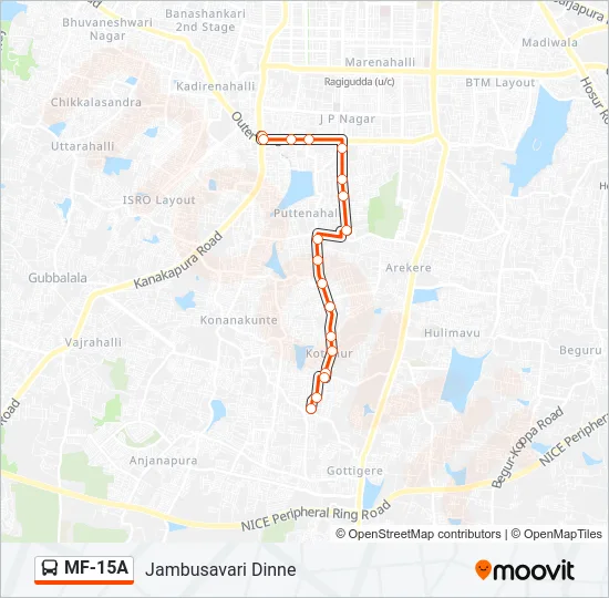 MF-15A  Line Map