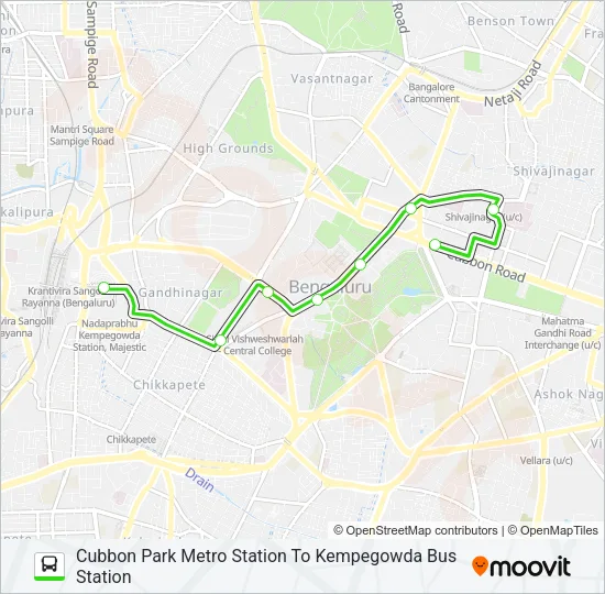 129 KBS-CMS Bus Line Map